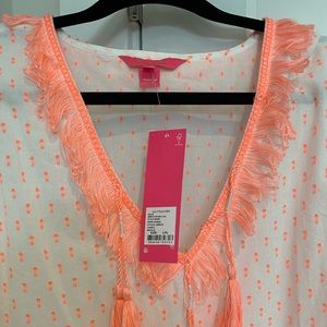 NWT Lilly Pulitzer Kipper Cover Up in Tangello L/XL